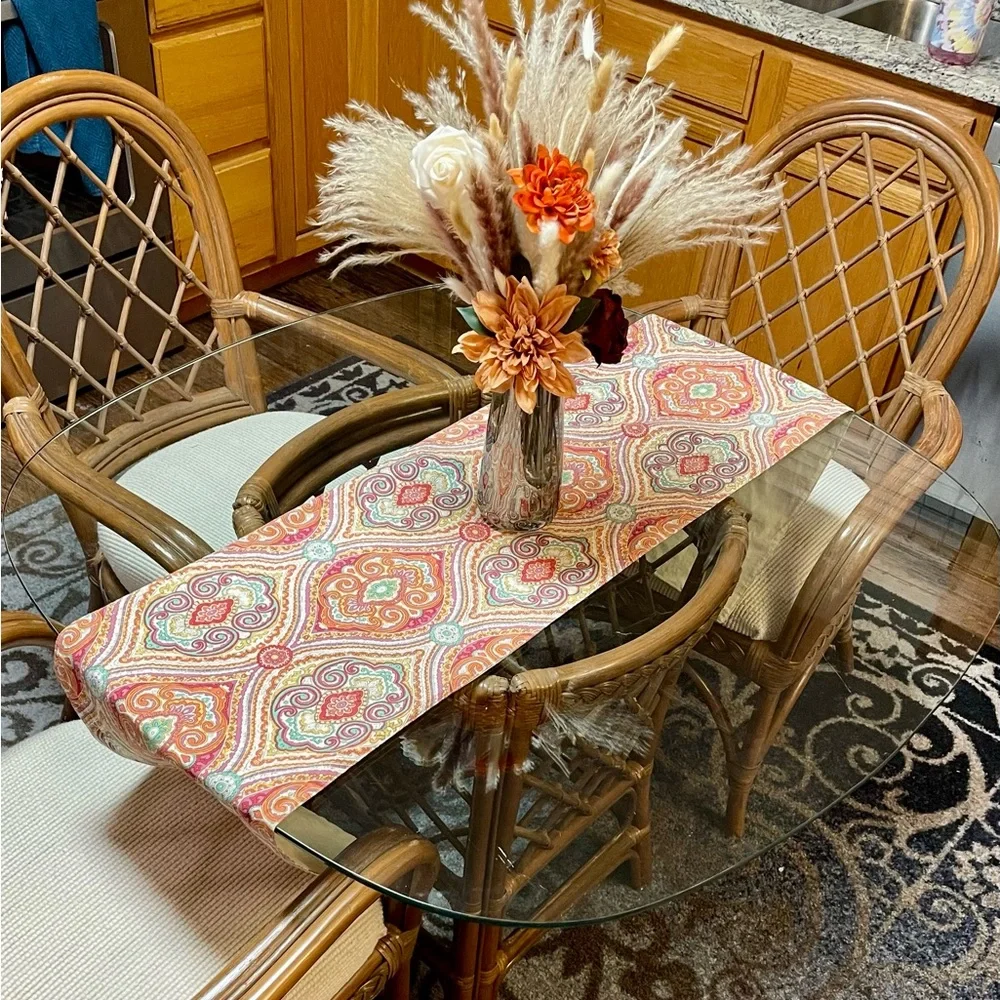 Pier 1 Imports Paisley Table Runner 72”